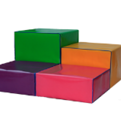 Block stair set 4 piece