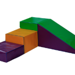 Block stair and wedge set- 4 piece